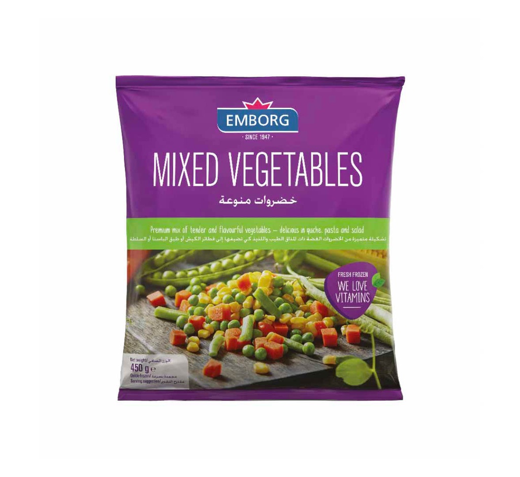Emborg Mixed Vegetables Frozen 450g