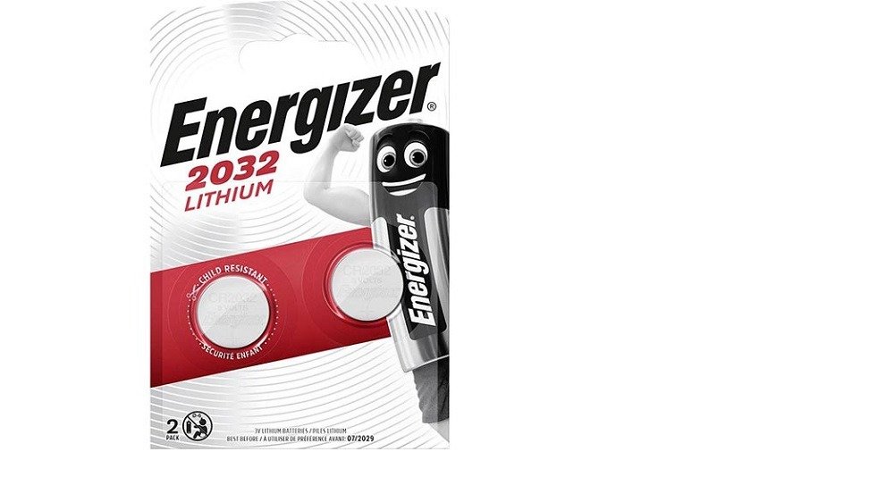 Energizer Lithium Battery Cr2032 2-Pack, 3V