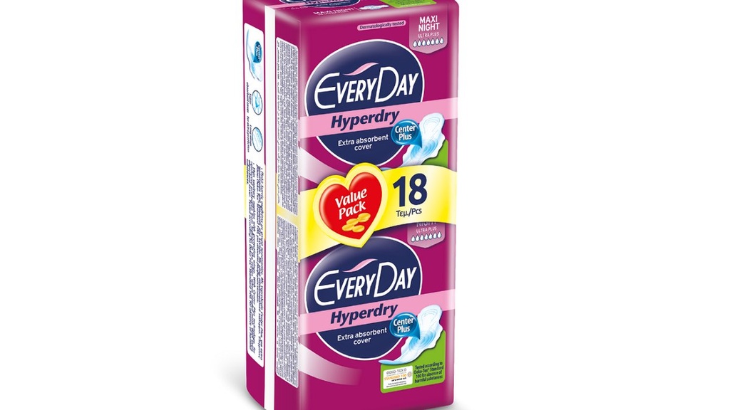 Everyday Hyperdry Red 18Pcs