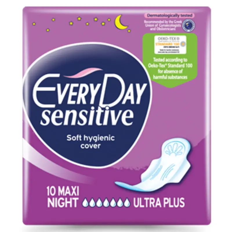 Everyday Sensitive Maxi Night Ultra, 10P