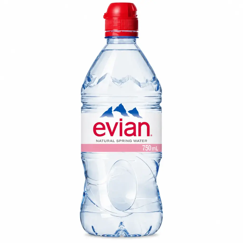 Evian Water Sports Cap 750ml