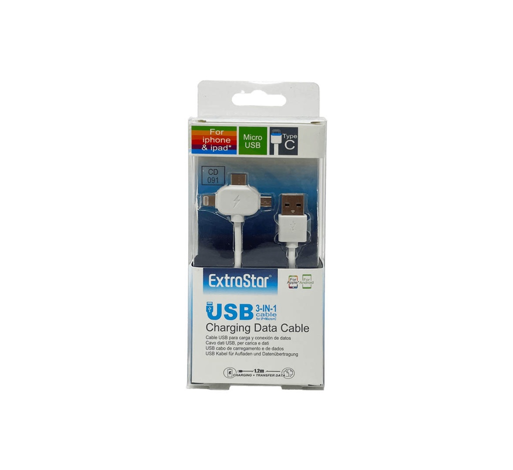 Extra Star Usb Data Cable Charger