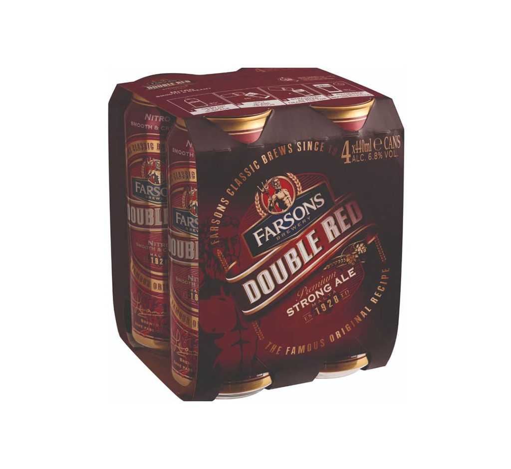 Farson Double Red Beer Pack Of 4