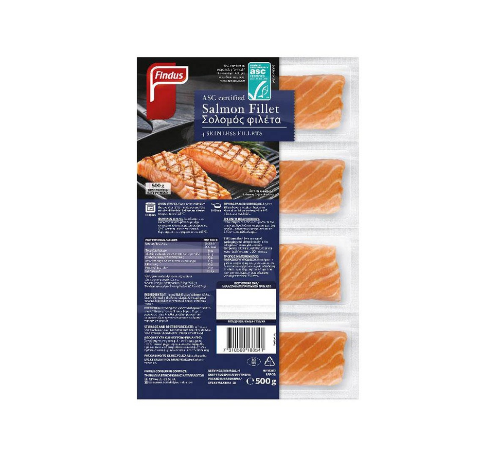 Findus Salmon Fillets, 4X500G