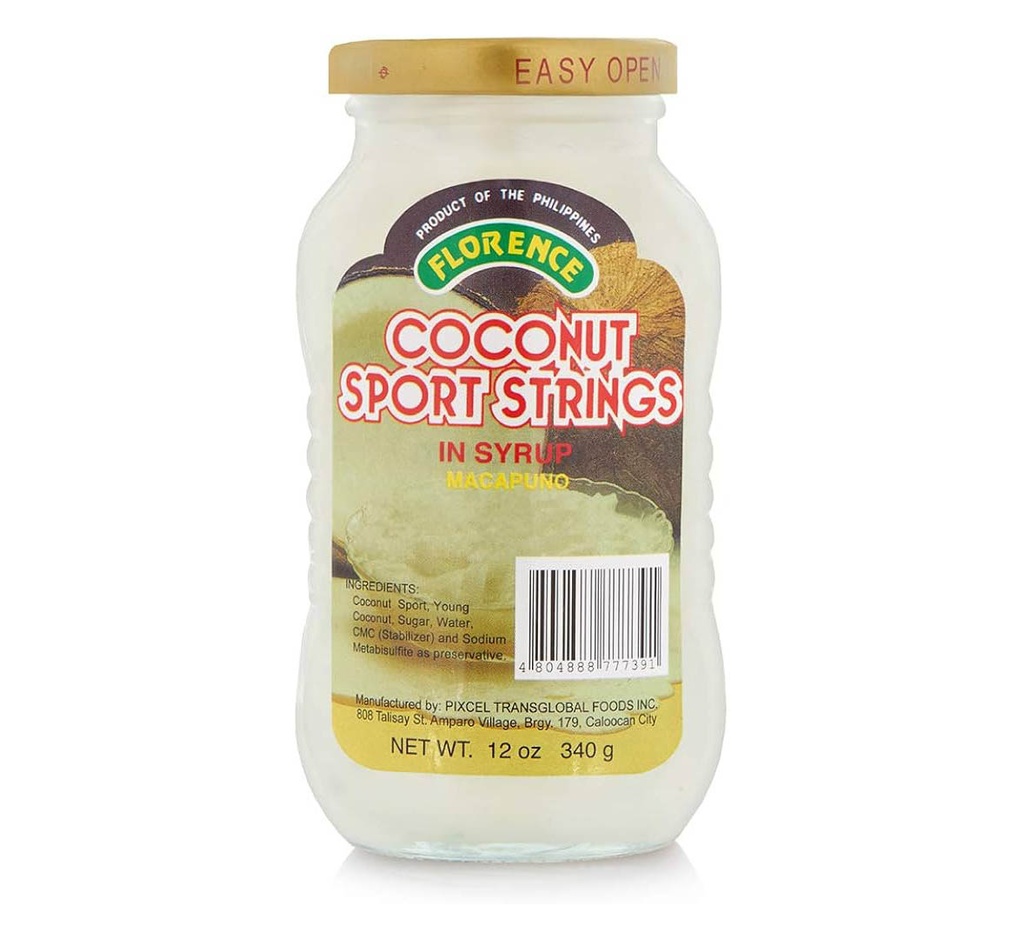 Florence Coconut Sport String In Syrup Macapuno