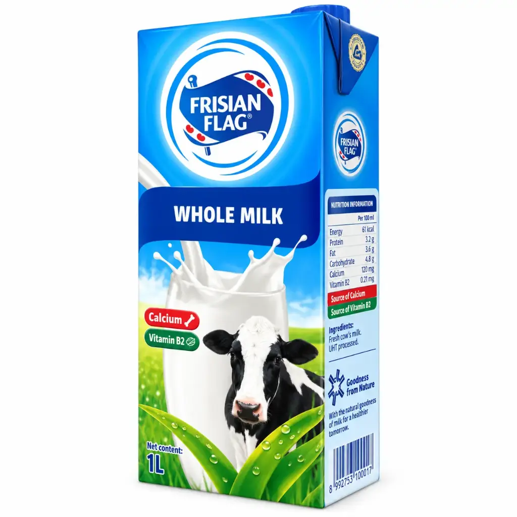 Frisian Flag Whole Milk 1L
