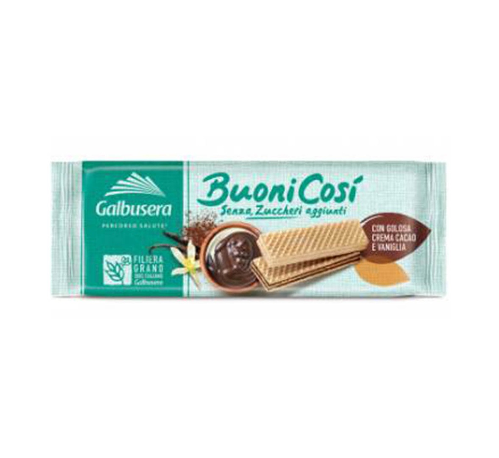 Galbusera Wafer Cacao & Vanilla 175G