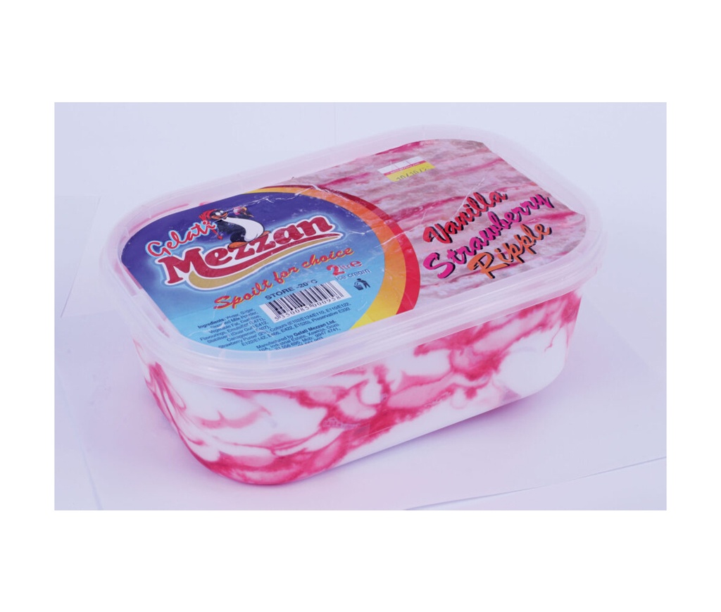 Gelati Mezzan Strawberry 2Ltr