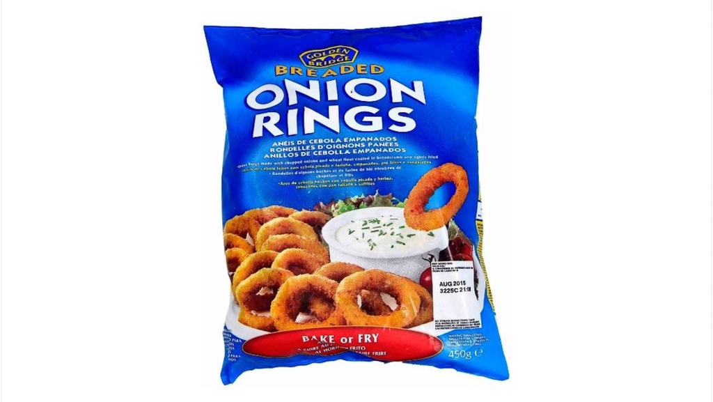 Golden Bride Breaded Onion Rings 450G