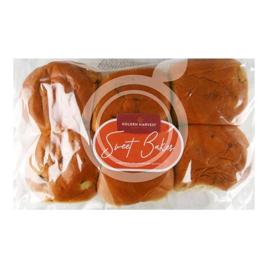 Golden Harvest Fruit Buns X6 100g