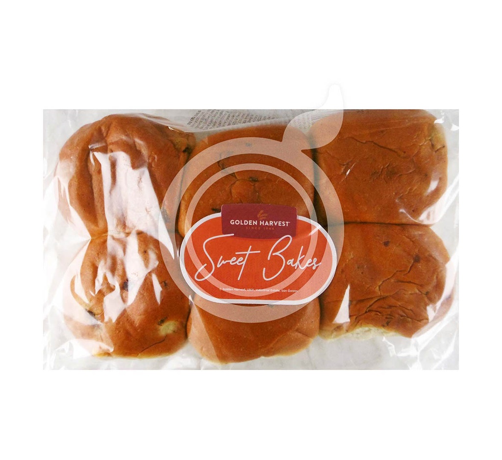 Golden Harvest Fruit Buns X6 100g