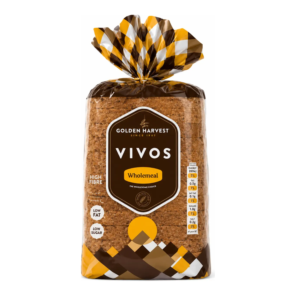 Golden Harvest Vivos Brown Sliced, 500g