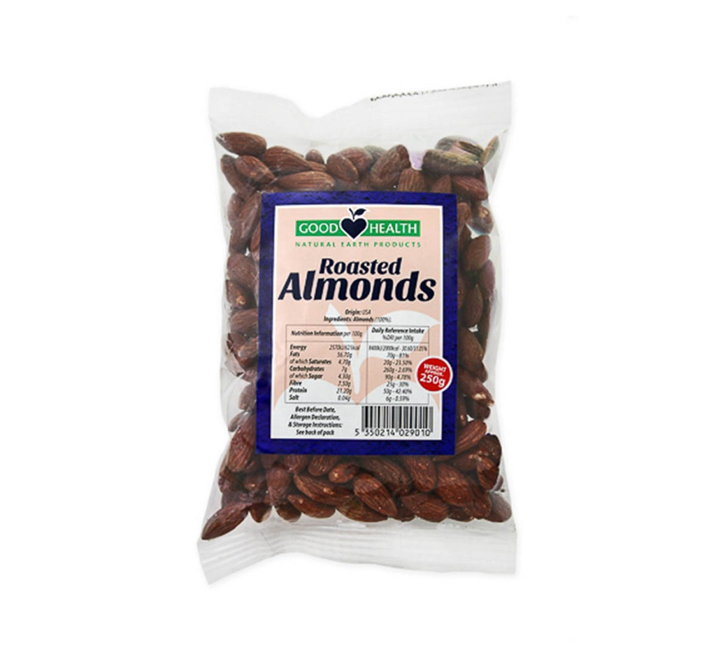 Good Health Bag Roasted Almonds 250G