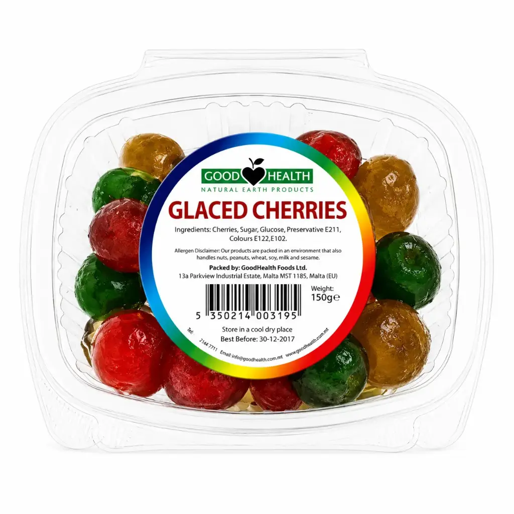 Good Health Box Glazed Cherries 150g
