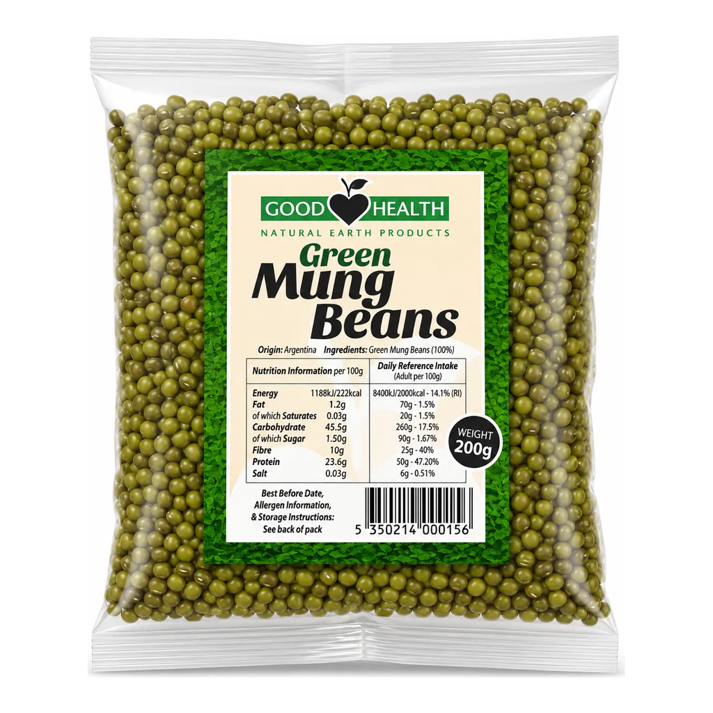 Good Health Green Mung Beans 200g