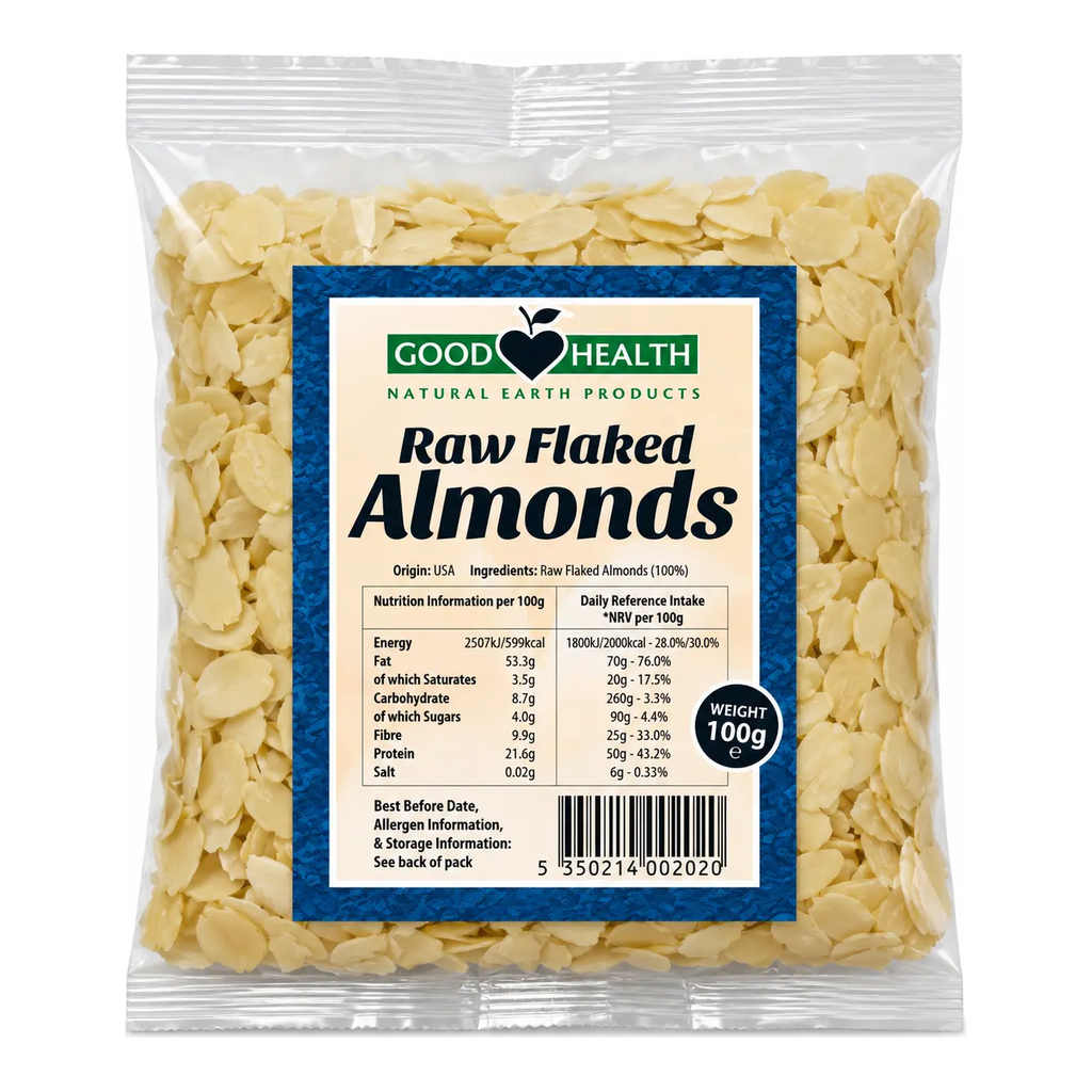 Good Health Raw Flaked Almonds 100g