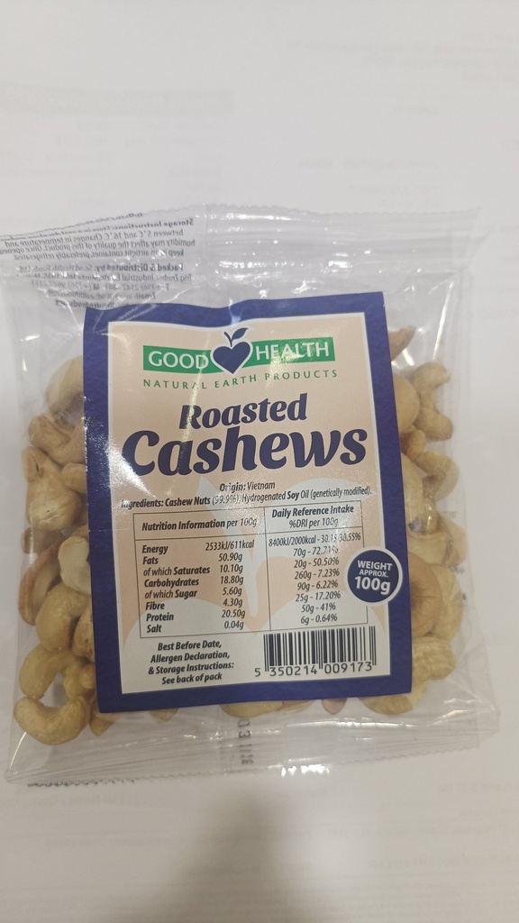 Good Health Roasted Cashew Nuts 100 g