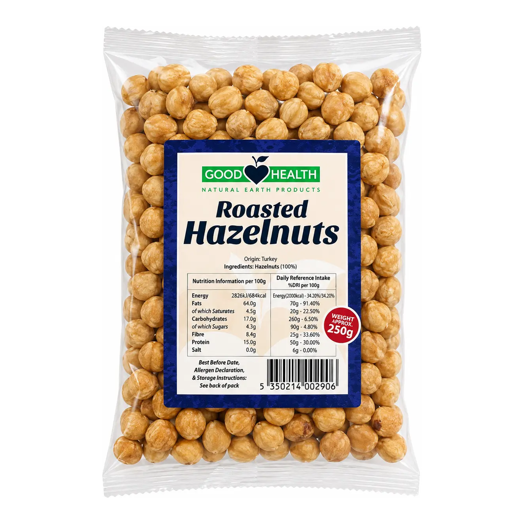 Good Health Roasted Hazelnuts 100g