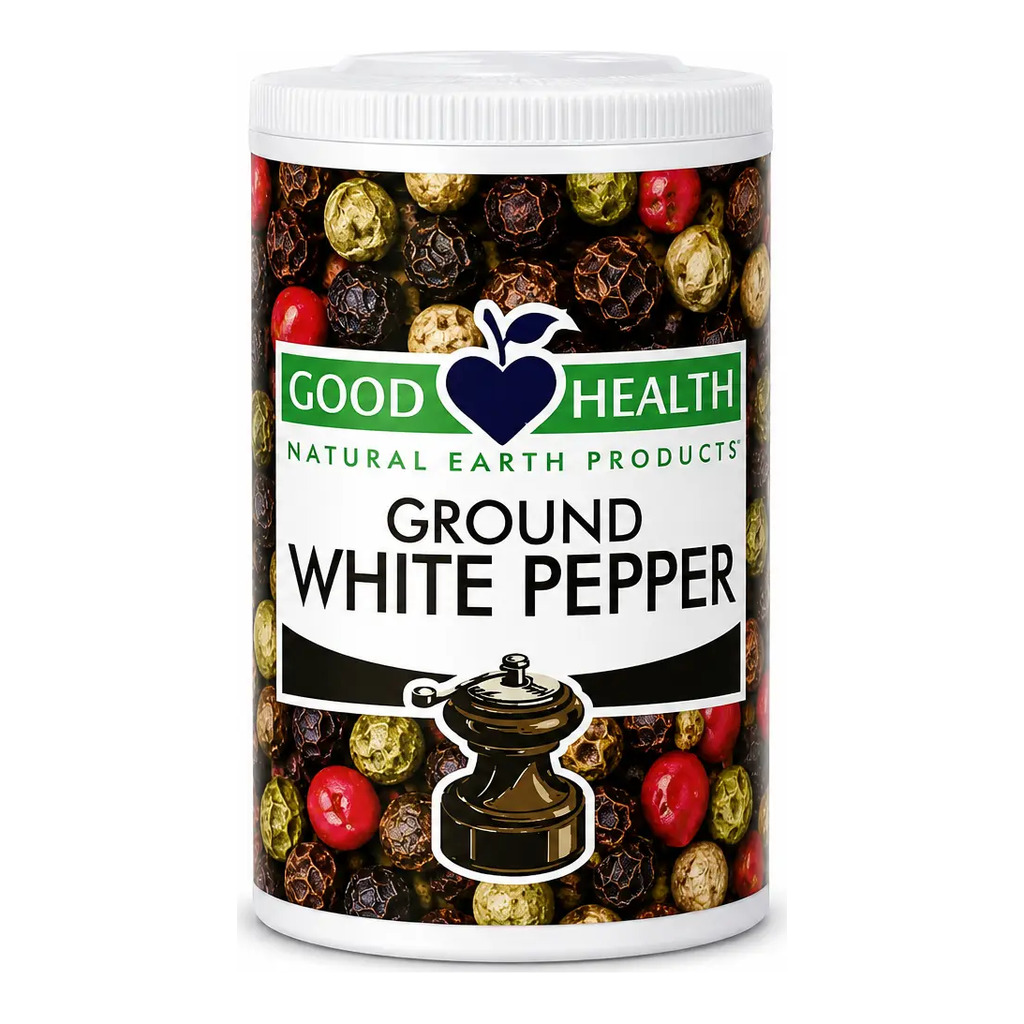 Good Health Tubes Ground White Pepper 30g