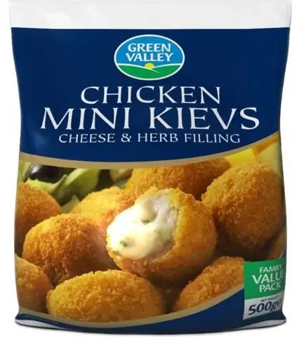 Green Valley Mini Chicken Kievs 500g