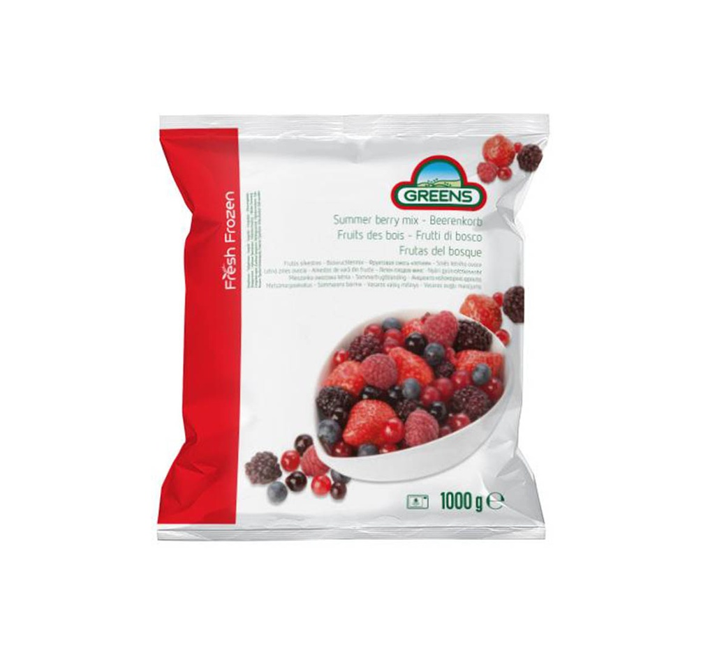 Greens Frozen Summer Berry Mix 1Kg
