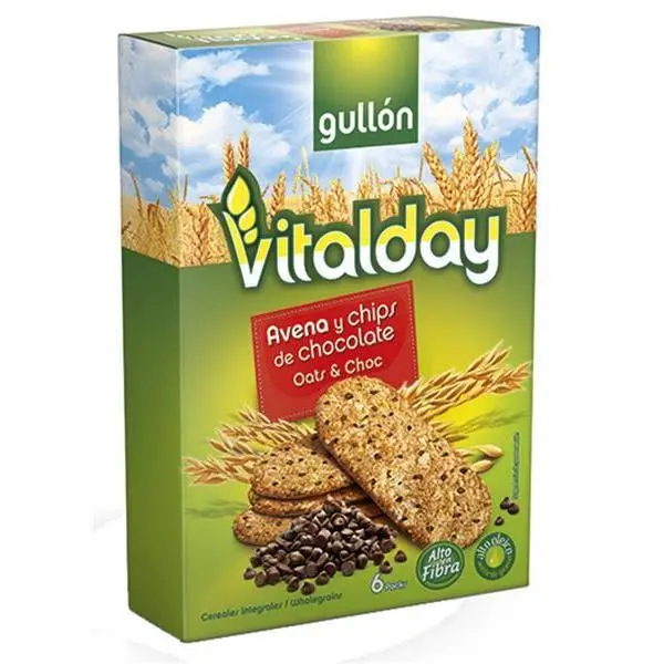 Gullon Vitalday Oat & Choc 240g
