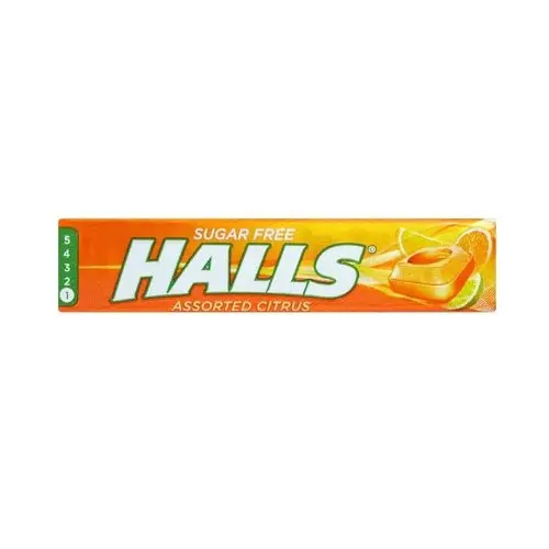 Halls Assorted Citrus Sugar Free 32g