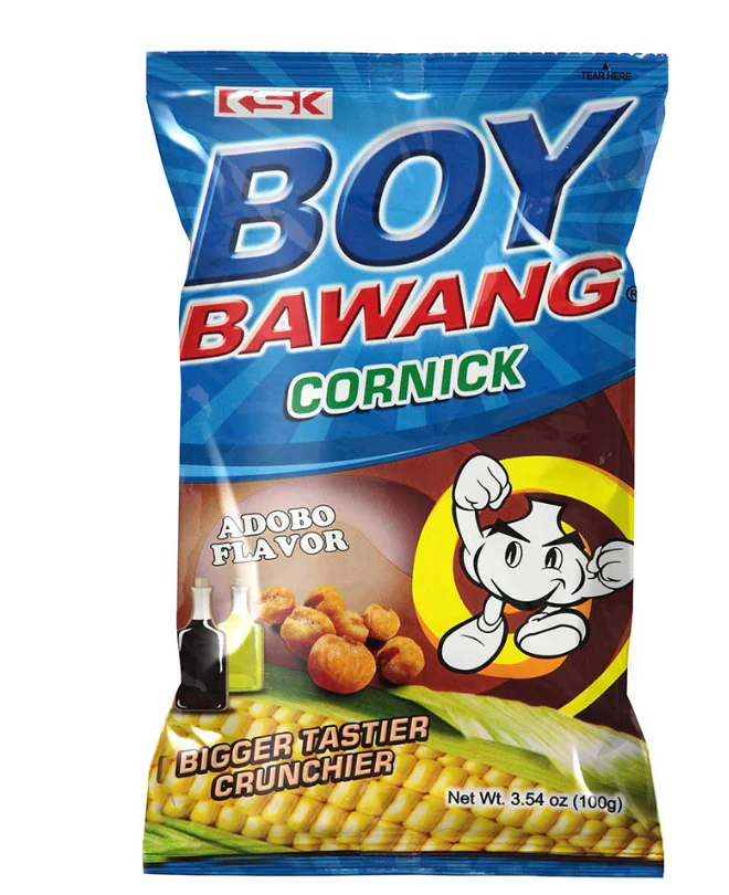 Boy Bawang Corn Snack Adobo Flavor 90g