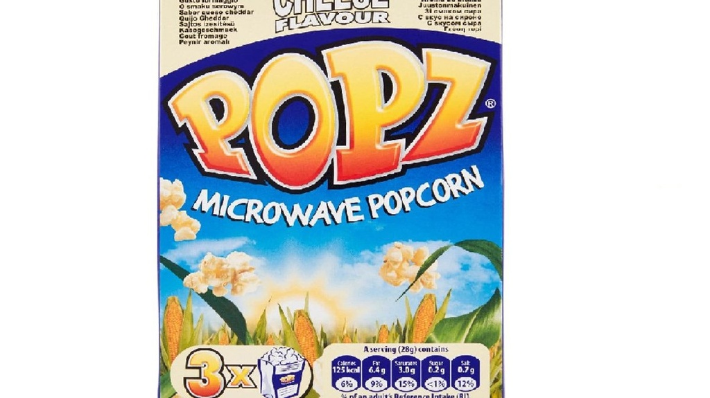 Popz Salted Popcorn, 3+1 Pack