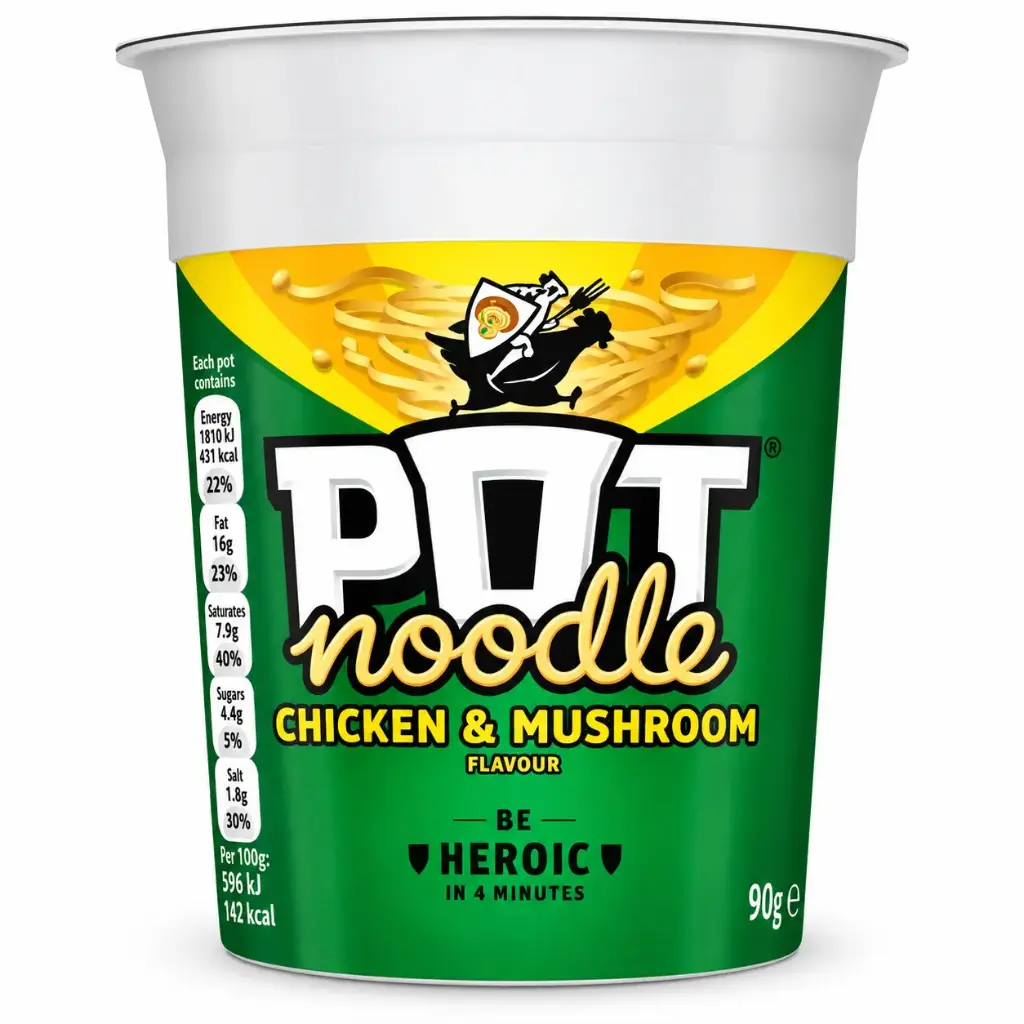 Pot Noodle Chicken & Mushroom, 90g