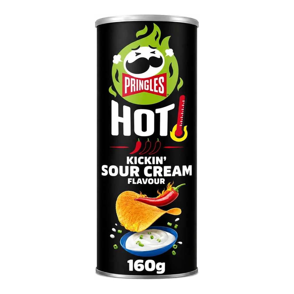 Pringles Hot Kickin Sour Cream Flavor 165G