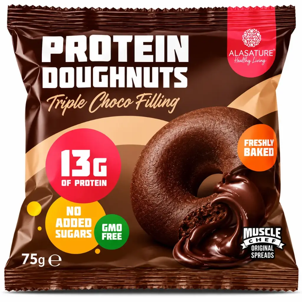 Protein Doughnuts Triple Choco Filling 75g