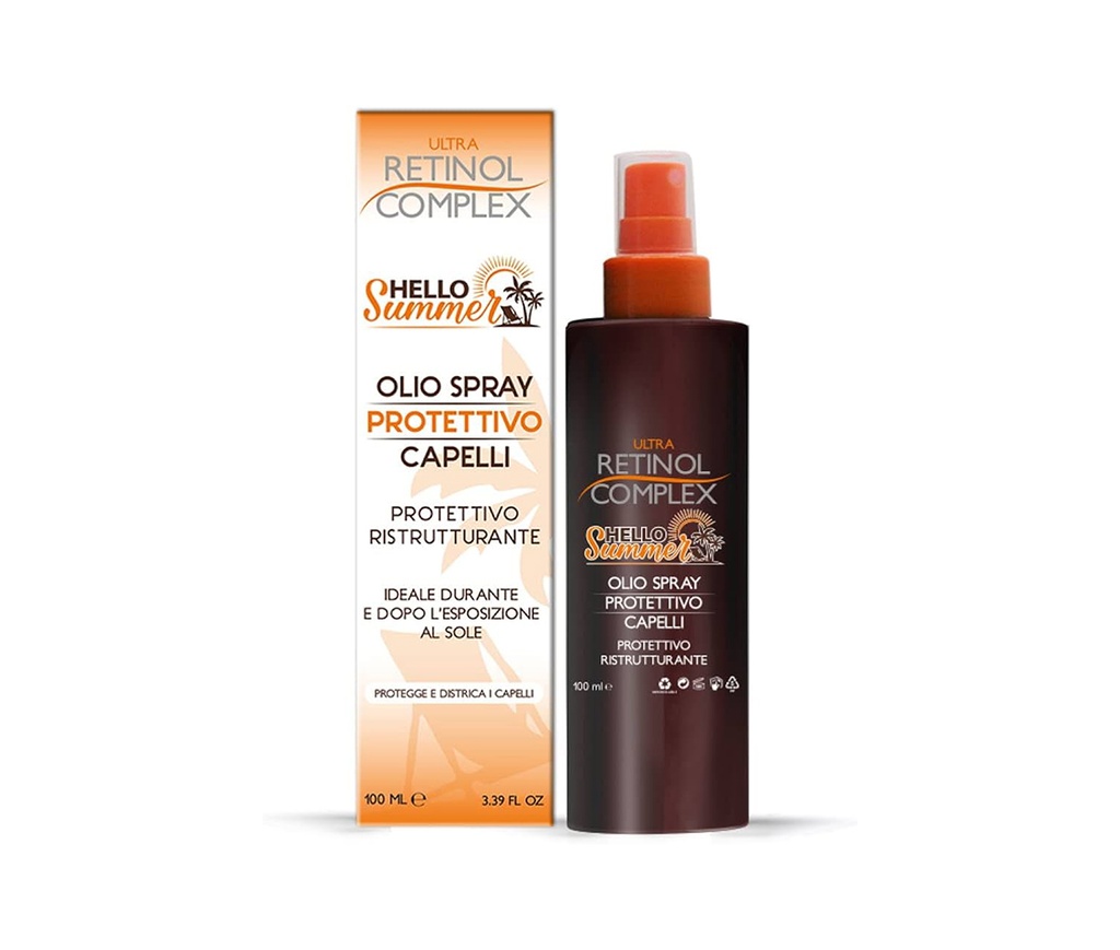 Retinol Complex Hello Summer Hair Protective Spray Oil 100Ml