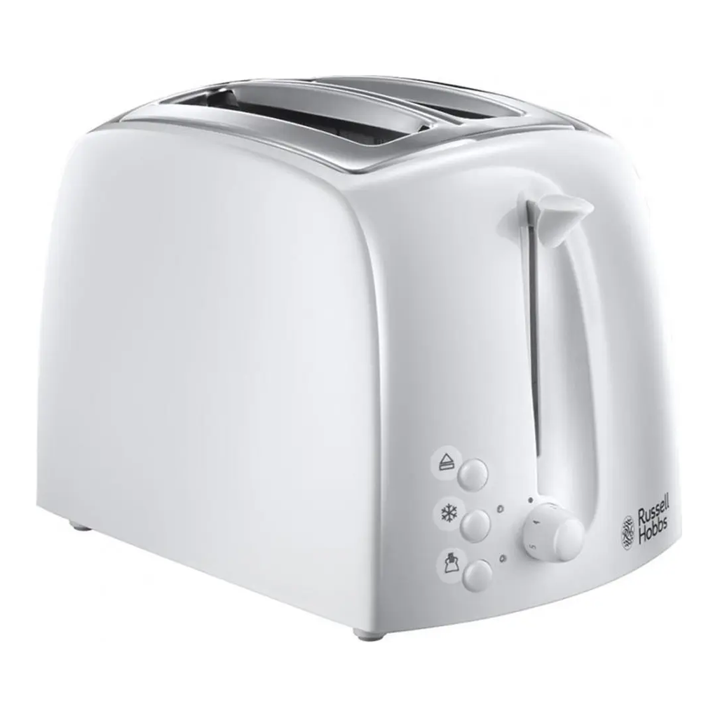 Russell Hobbs White 2 Slice Toaster