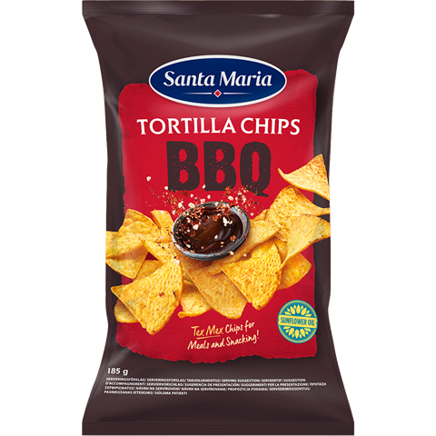 Santa Maria Tortilla Chips Bbq 185g