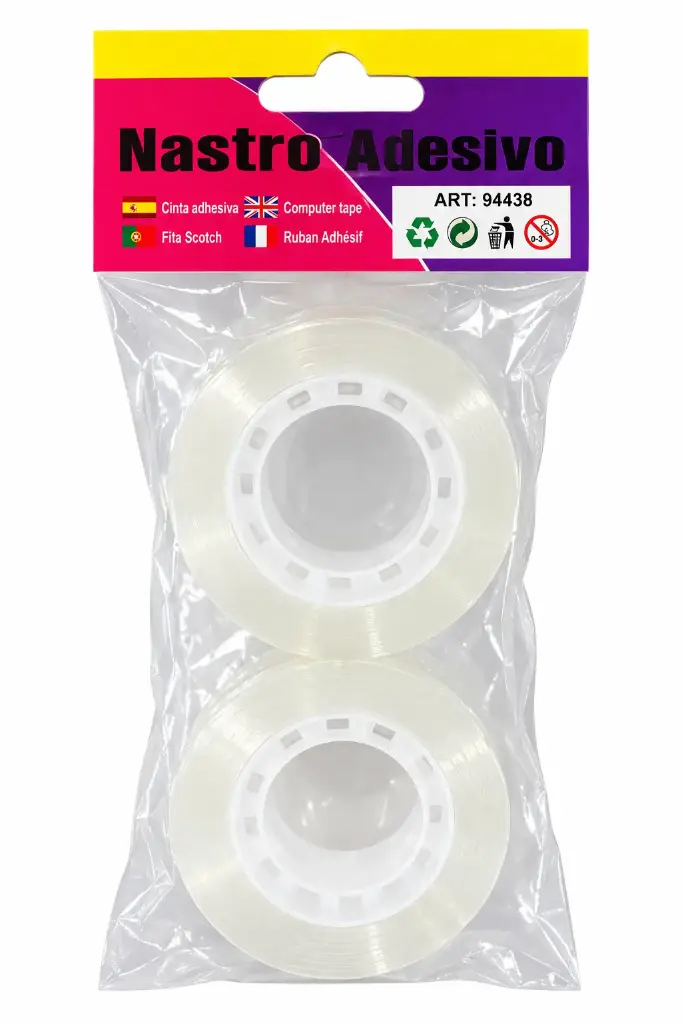 2 Pcs Adhesive Tape 18mm*35mt