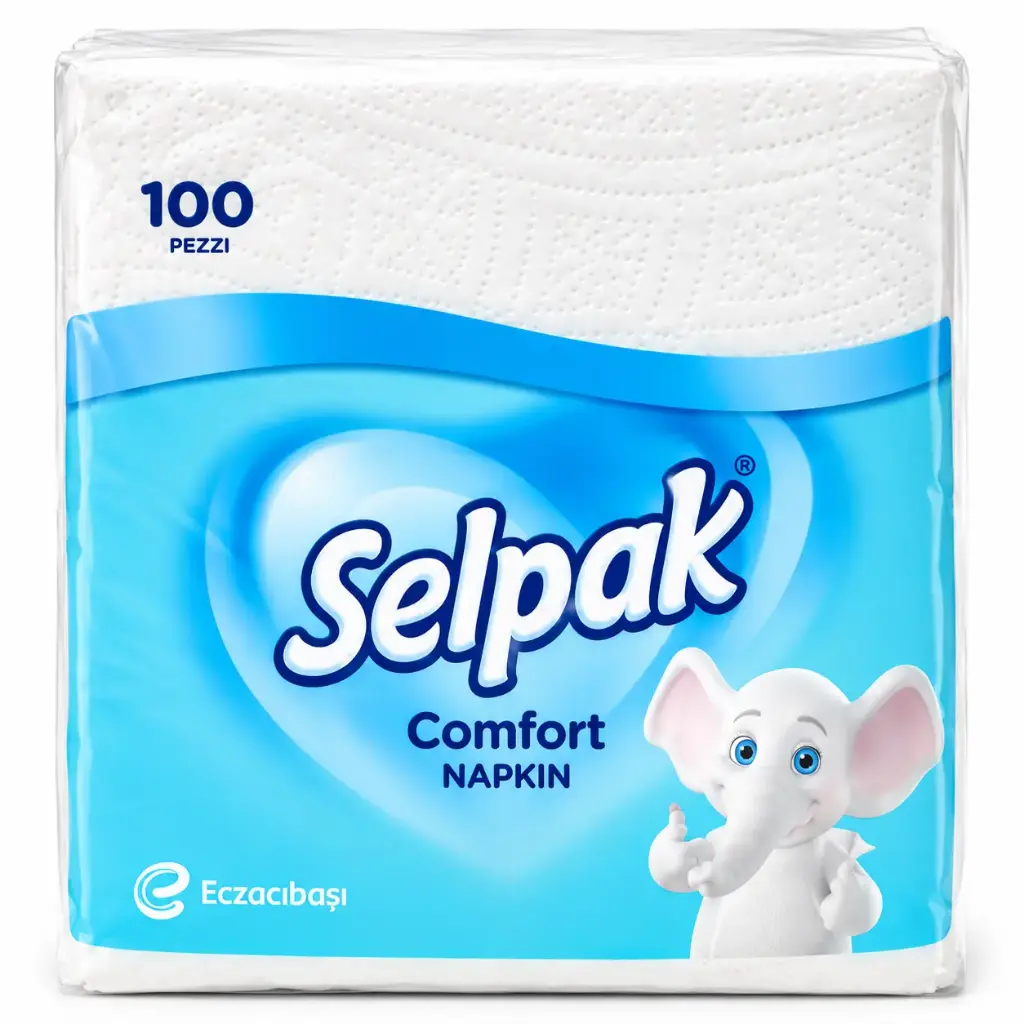 Selpak Comfort Napkin, Pack Of 100