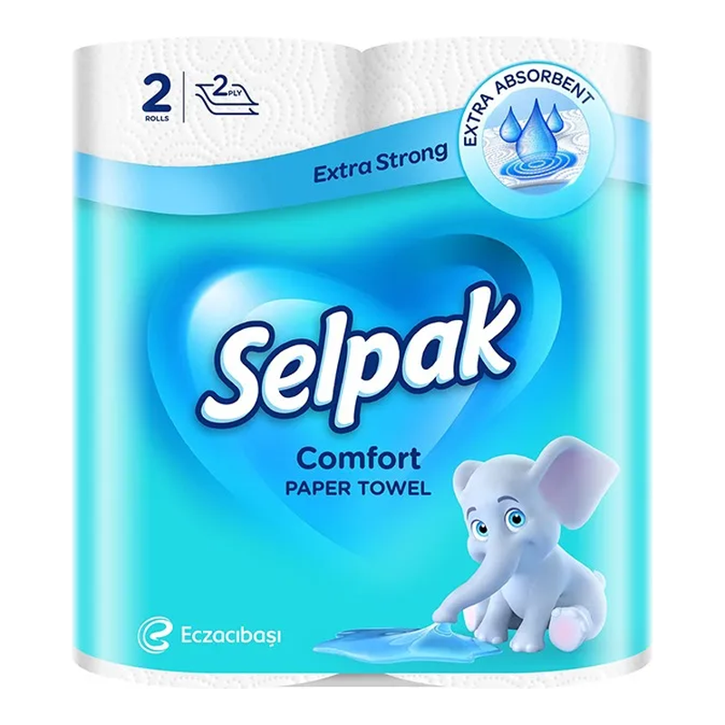 Selpak Comfort Paper Towel 2-Ply Pack Of 2