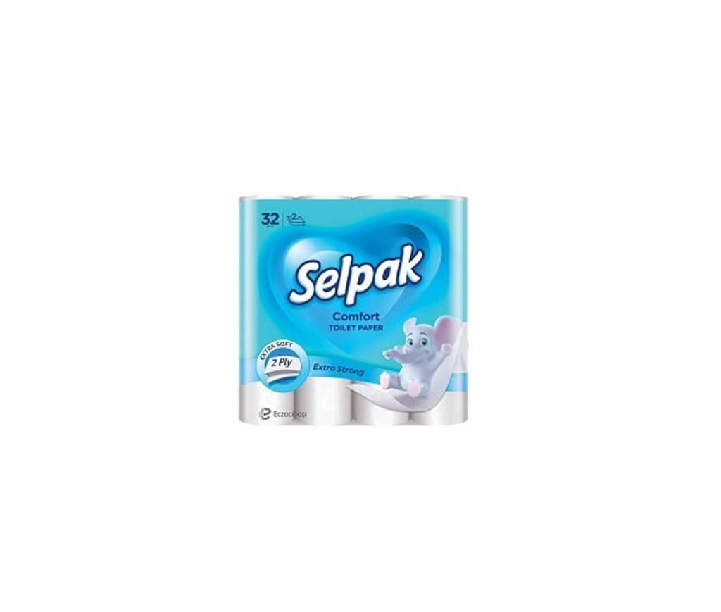 Selpak Comfort Toilet Paper Pack Of 32 Rolls