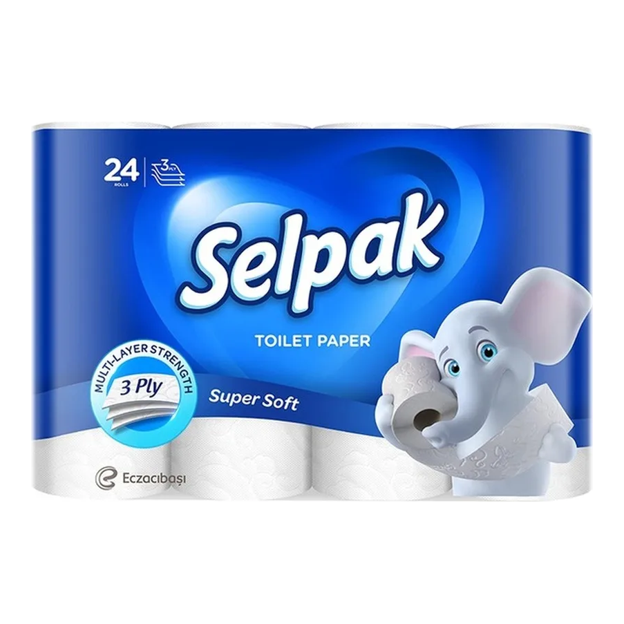 Selpak Pack Deluxe Toilet Paper x24
