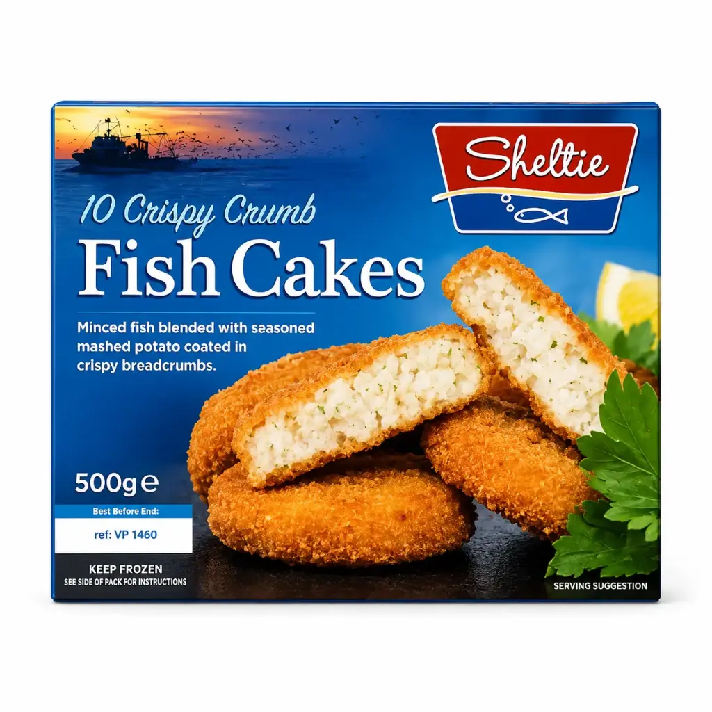 Sheltie Fishpastries & Cakes 10 500g