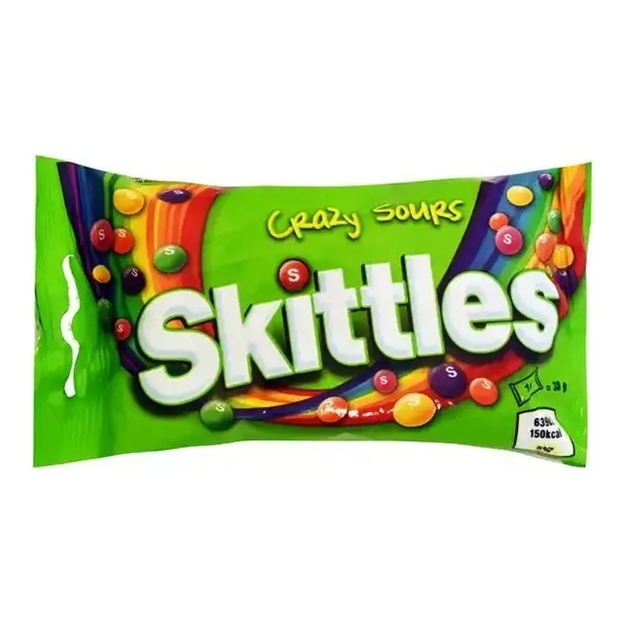 Skittles Crazy Sour, 38G