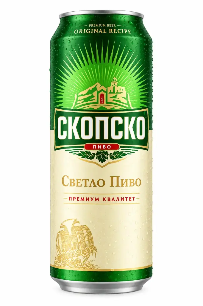 Skopsko Lager Beer Can 500ml