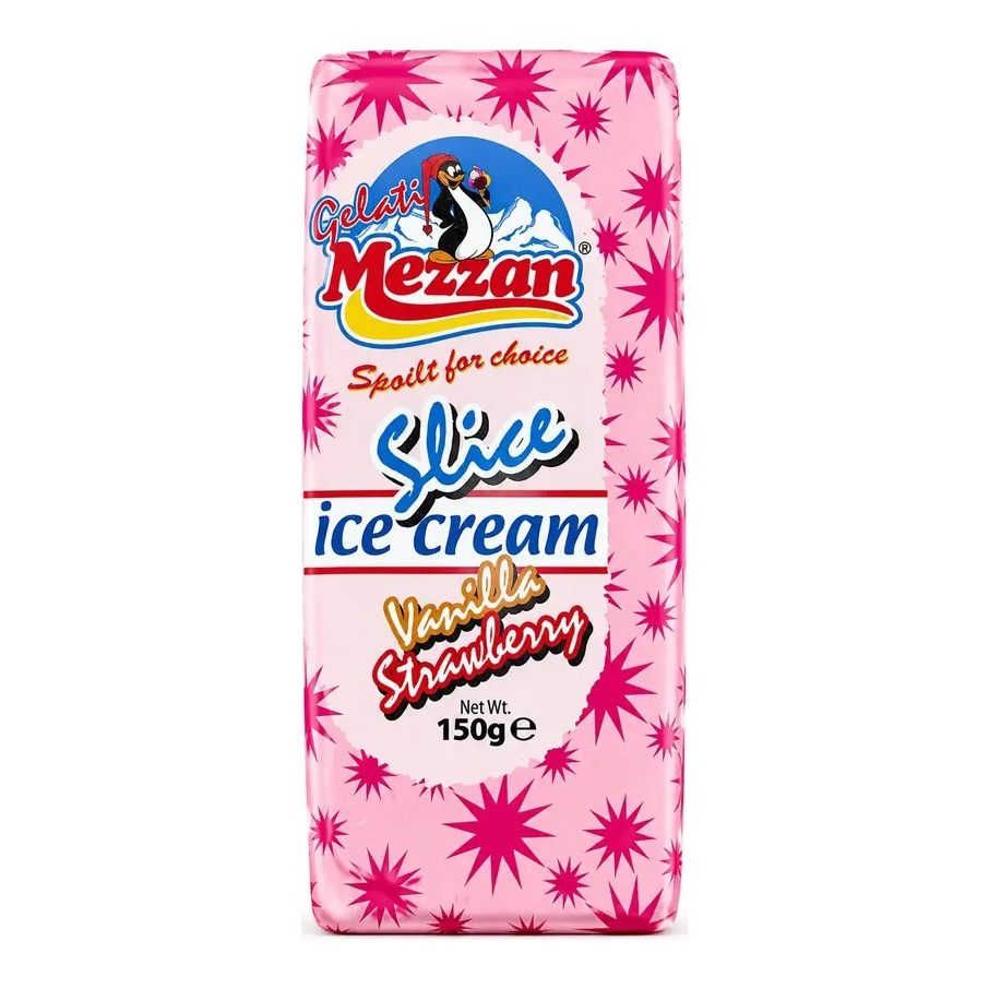 Slice Vanilla + Strawberry