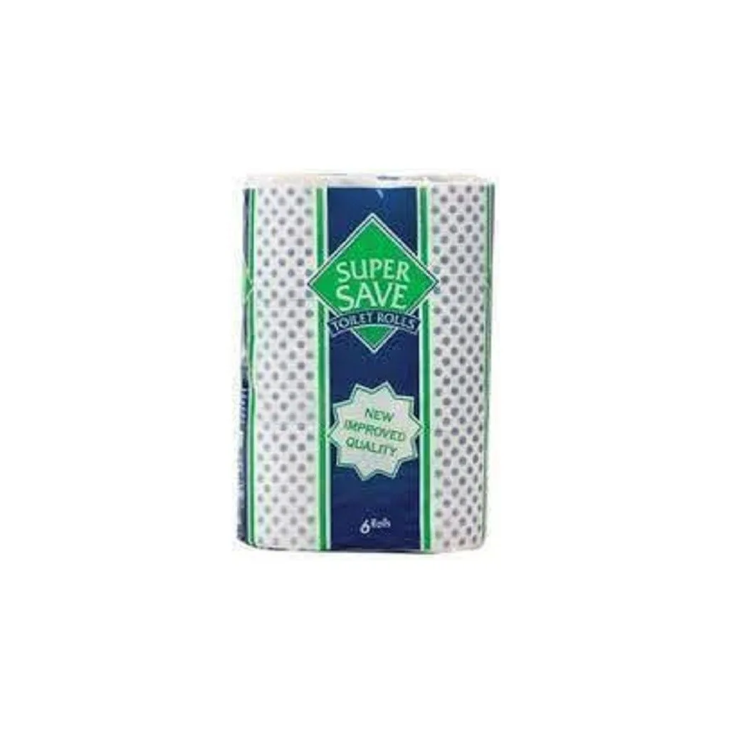 Super Save Toilet Rolls Pack Of 6