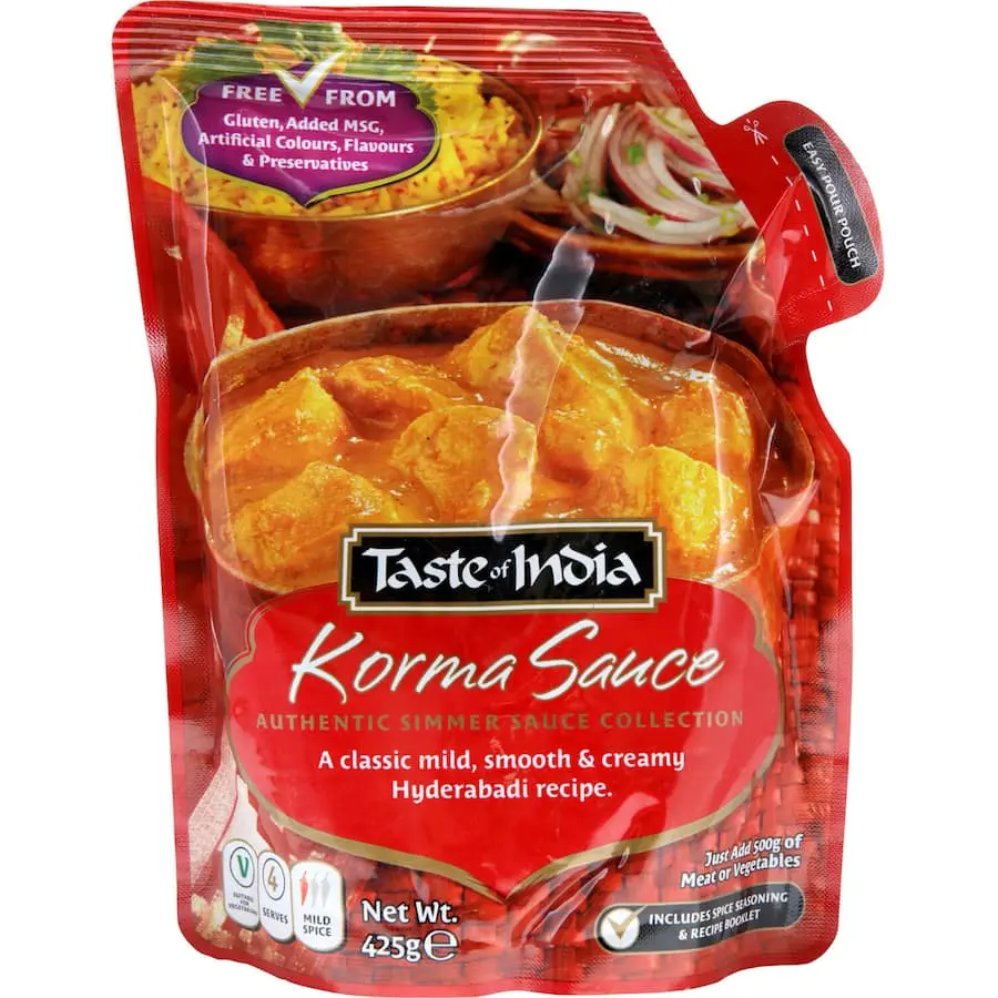 Taste Of India Korma Sauce 425g