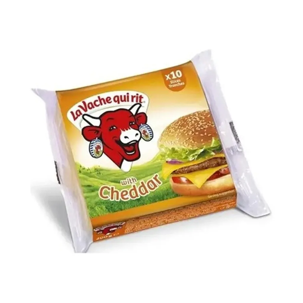 The Laughing Cow Cheddar Slices 200g