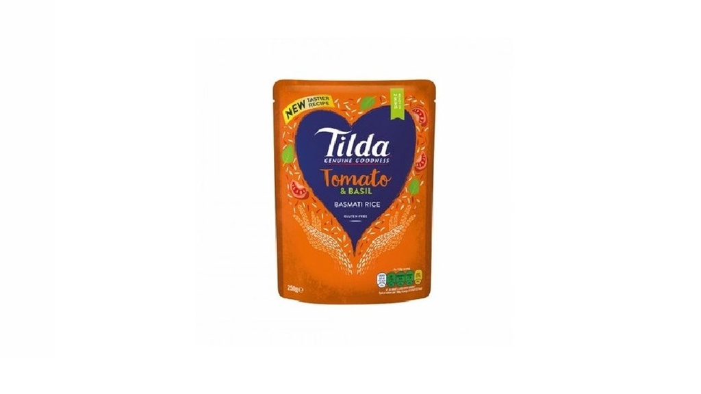 Tilda Tomato & Basil Basmati Rice 250g