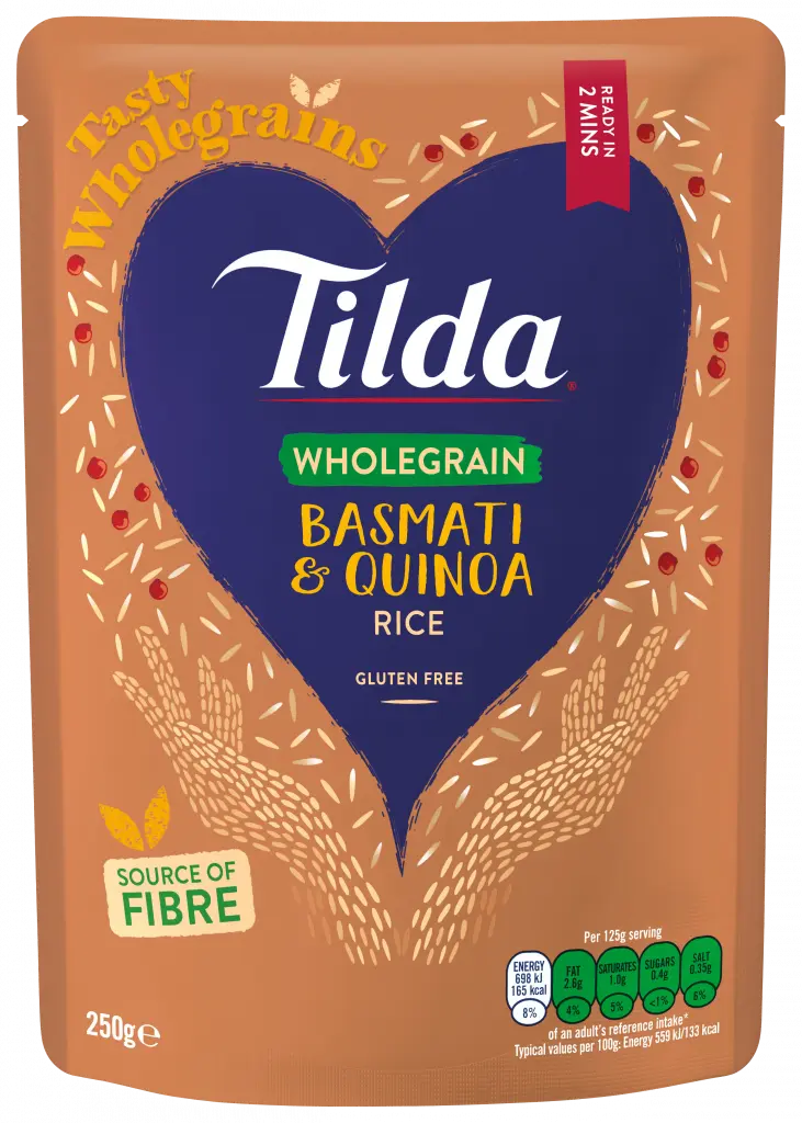 Tilda Wholegrain Basmati & Quinoa 250g