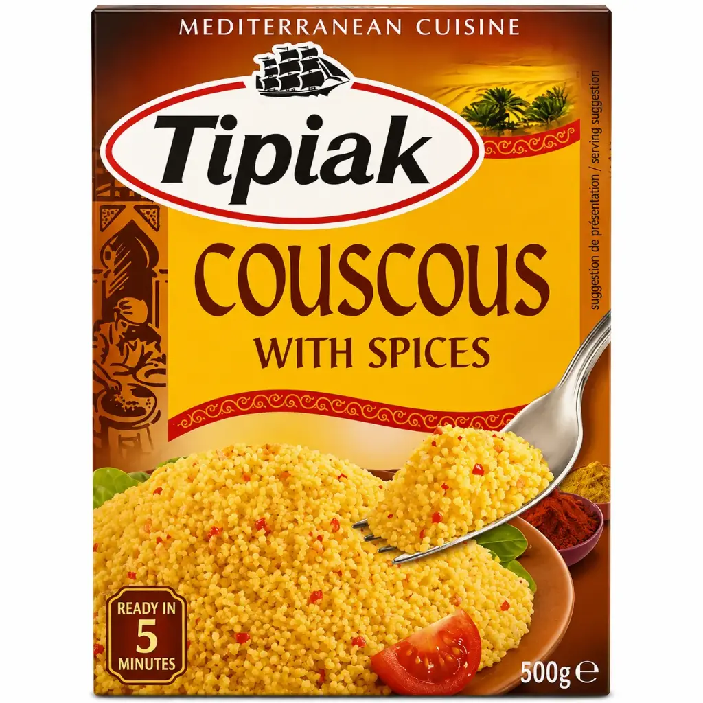 Tipiak Flavored Couscous With Spices 250g